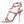 Dolce & Gabbana Pink Leather Embellished Heels Sandals Shoes