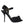 Dolce & Gabbana Black Suede Embellished Heels Sandals Shoes