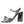 Dolce & Gabbana Silver Lambskin Leather Heels Sandals Shoes