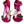 Dolce & Gabbana Pink Leather Crystals Floral Sandals Shoes