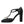 Dolce & Gabbana Black Lilies Crystal Heels Pumps Shoes