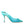 Dolce & Gabbana Blue Leather Mesh High Heels Slingback Shoes