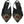 Dolce & Gabbana Black Mesh Embellished Heel Slingbacks Shoes