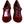 Dolce & Gabbana Red Velvet Gold Crystals Heels Mary Jane Shoes