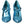 Dolce & Gabbana Blue Sequin Mary Jane Pumps High Heels Shoes