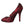 Dolce & Gabbana Red Black Floral Lace Mary Jane Pumps Shoes