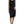 Dolce & Gabbana Black Polyester Lace Trim Sheath Midi Dress