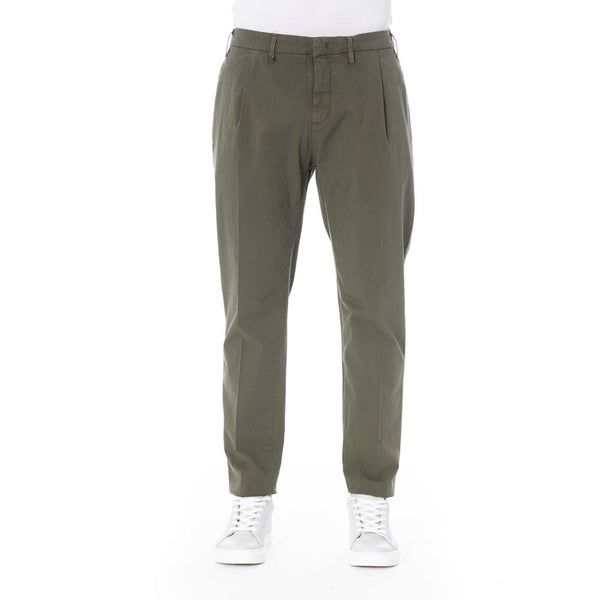 Distretto12 Green Cotton Jeans & Pant