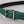 Dolce & Gabbana Green Calf Leather Silver Tone Metal Buckle Belt