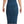 Dolce & Gabbana Blue Mesh Trim Ruched Tulle Sheath Dress