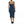 Dolce & Gabbana Blue Mesh Trim Ruched Tulle Sheath Dress