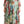 Dolce & Gabbana Multicolor Green Silk Wrap Gown Dress