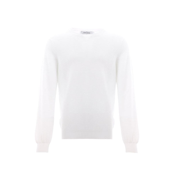 Gran Sasso Elegant Italian White Cotton T-Shirt