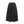 Lardini Elegant Black Polyethylene Midi Skirt