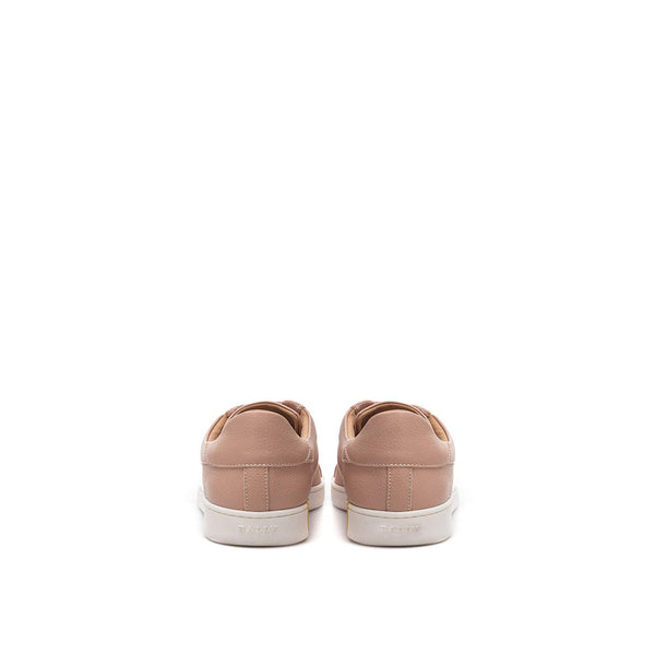 Bally Elegant Pink Cotton Leather Sneakers