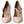 Dolce & Gabbana Beige Leather Mary Janes Embellished Shoes