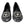 Dolce & Gabbana Gray Black Lace Crystal Ballet Loafers Shoes