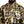 Dolce & Gabbana Gold Logo Print Turtleneck Pullover Sweater