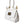 Dolce & Gabbana White Calf Leather 90's SICILY Shoulder Satchel Bag