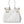 Dolce & Gabbana White Calf Leather 90's SICILY Shoulder Satchel Bag