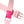 Dolce & Gabbana Pink Canvas Stretch Plastic Buckle Women Belt