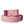 Dolce & Gabbana Pink Canvas Stretch Plastic Buckle Women Belt