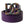 Dolce & Gabbana Purple Leather DG Logo Studs Metal Buckle Belt