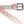 Dolce & Gabbana Light Pink Leather Silver Metal Buckle Belt