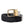 Dolce & Gabbana Black White Patchwork Gold Metal Buckle Belt