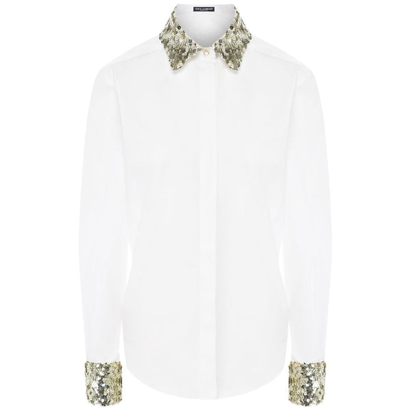 Dolce & Gabbana White Cotton Shirt