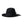 Dolce & Gabbana Black Embellished Fedora Wide Brim Hat Men