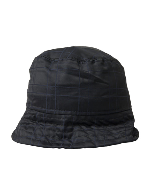 Dolce & Gabbana Black Wool Blend Cap Bucket Hat Men