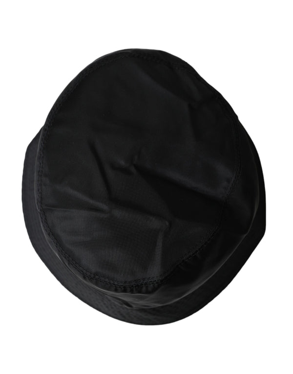 Dolce & Gabbana Black Wide Brim Cap Bucket Hat Men