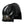 Dolce & Gabbana Black Leather Helmet Visor Bucket Hat Men