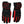 Dolce & Gabbana Black Red Nylon Wrist Length Gloves