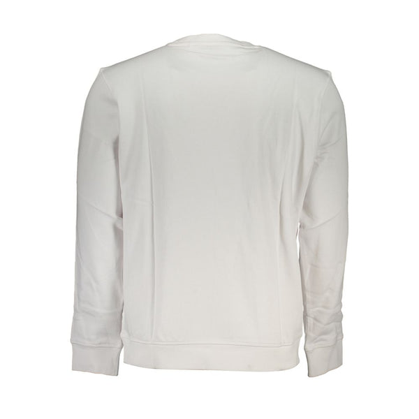 Hugo Boss White Cotton Sweater