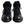 Dolce & Gabbana Black Leather Bernini Shearling Boots Shoes