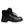 Dolce & Gabbana Black Leather Bernini Shearling Boots Shoes