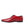 Dolce & Gabbana Red Textured Varnished Derby Men Formal Shoes