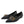 Dolce & Gabbana Black Devotion Leather Pointy Flats Shoes