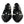 Dolce & Gabbana Black Leather Faux Pearl Dress Broque Shoes