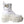 Dolce & Gabbana White Leather Rubber Logo Ankle Boots Shoes