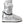 Dolce & Gabbana Metallic Silver Quilted Logo Patch Boot Shoes