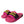 Dolce & Gabbana Pink Black Logo Beachwear Flats Sandals Shoes