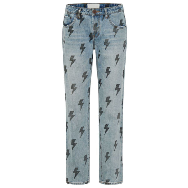 One Teaspoon Light Blue Cotton Jeans & Pant