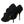 Dolce & Gabbana Black Cordonetto Ricamo Pump Open Toe Shoes