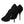 Dolce & Gabbana Black Cordonetto Ricamo Pump Open Toe Shoes