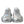 Dolce & Gabbana Silver Iridescent DAYMASTER Leather Sneakers Shoes