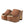 Dolce & Gabbana Brown Leather Wood Mules Wedge Slides Shoes