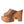 Dolce & Gabbana Brown Leather Wood Mules Wedge Slides Shoes